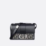 30 Montaigne Bag Blue Dior Oblique Jacquard and Smooth Calfskin