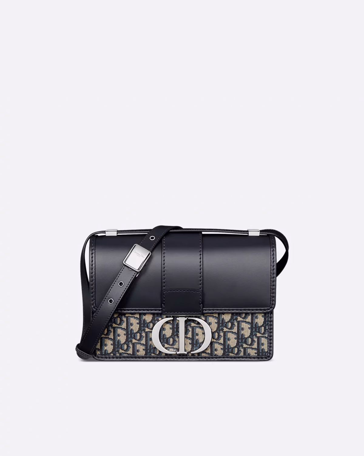 30 Montaigne Bag Blue Dior Oblique Jacquard and Smooth Calfskin