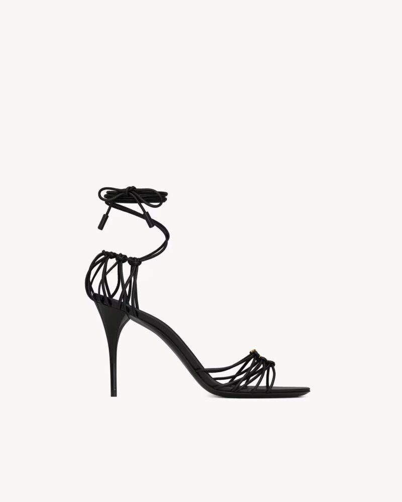 BABYLONE sandals in smooth leather Saint Laurent