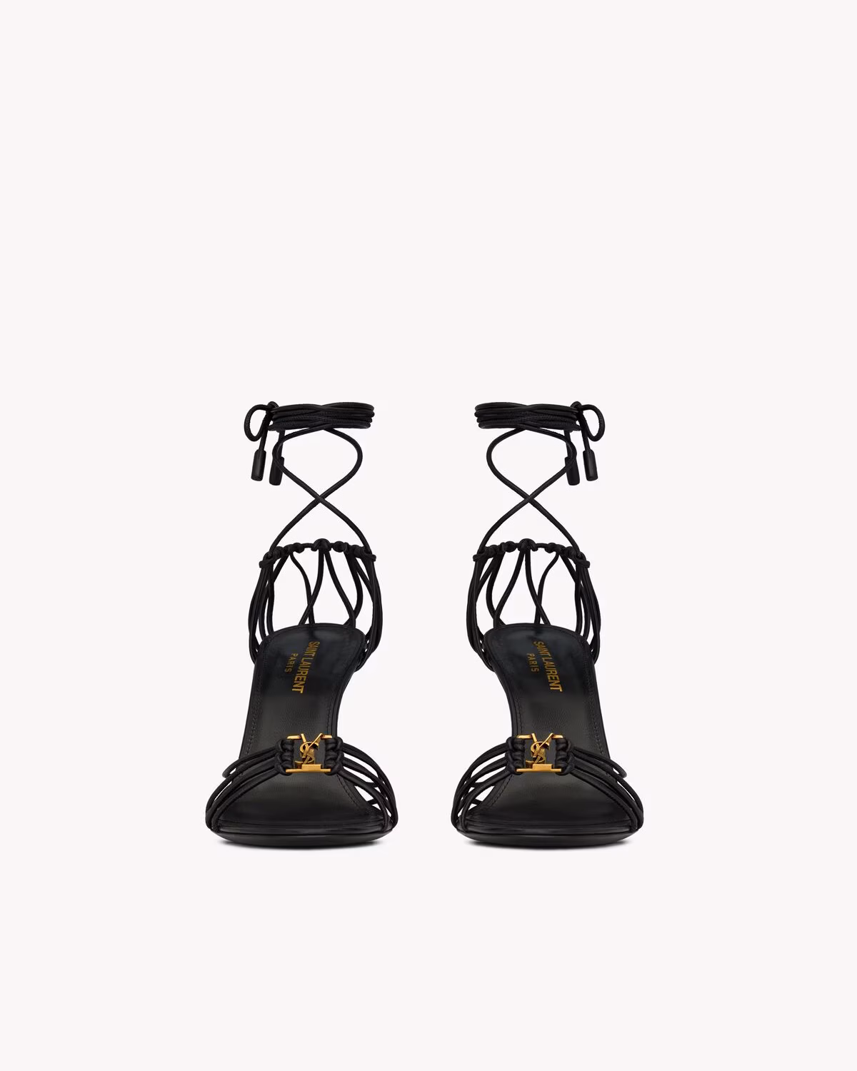 BABYLONE sandals in smooth leather Saint Laurent1