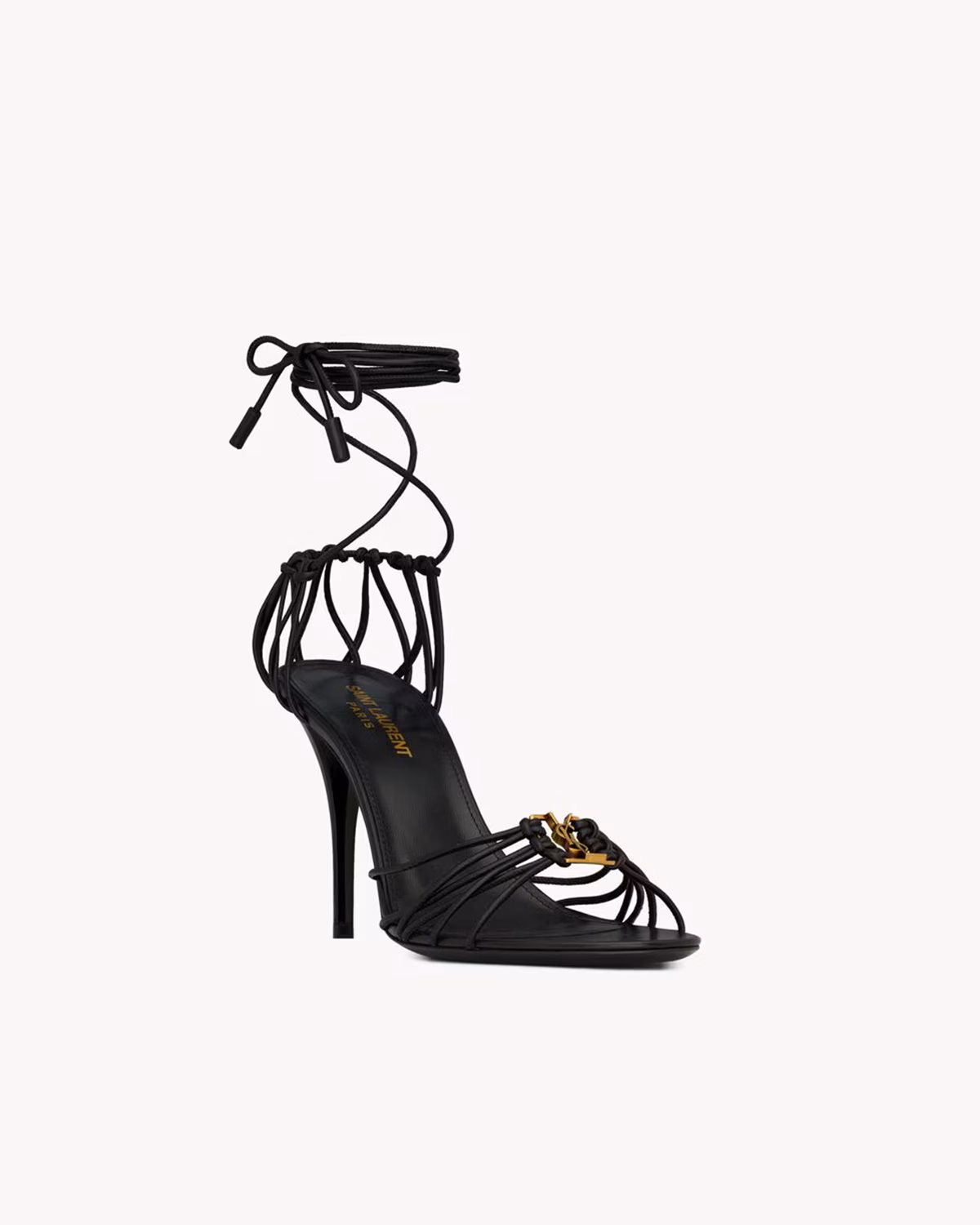 BABYLONE sandals in smooth leather Saint Laurent2