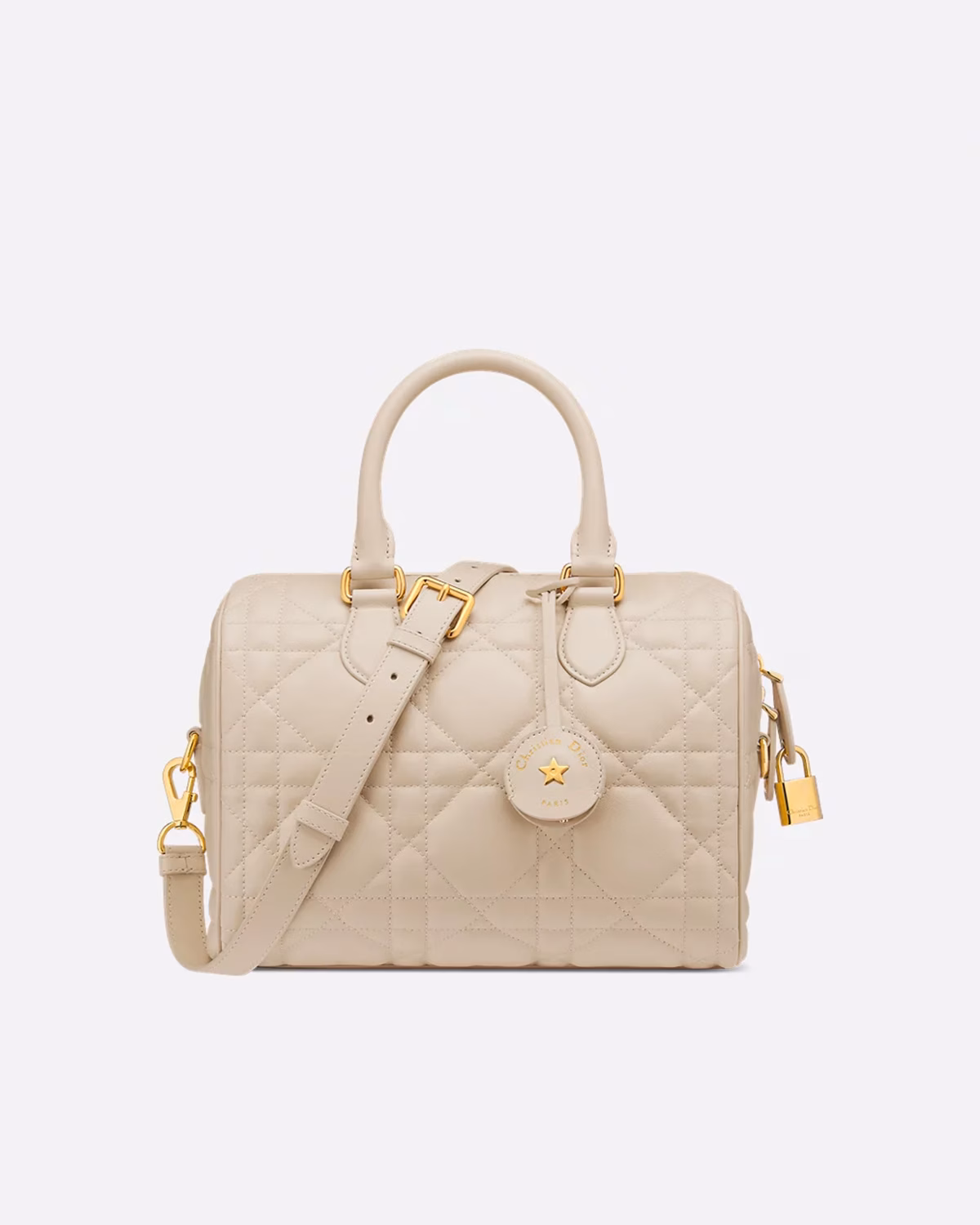 Dior Groove 25 Bag Dusty Ivory Macrocannage Calfskin