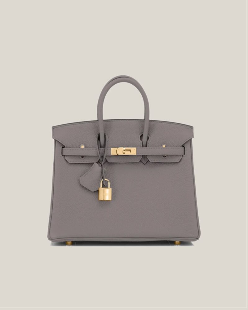Stylish Hermès Kelly Bag in Pewter