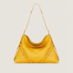 Medium Voyou bag in shiny leather in - mustard Givenchy US