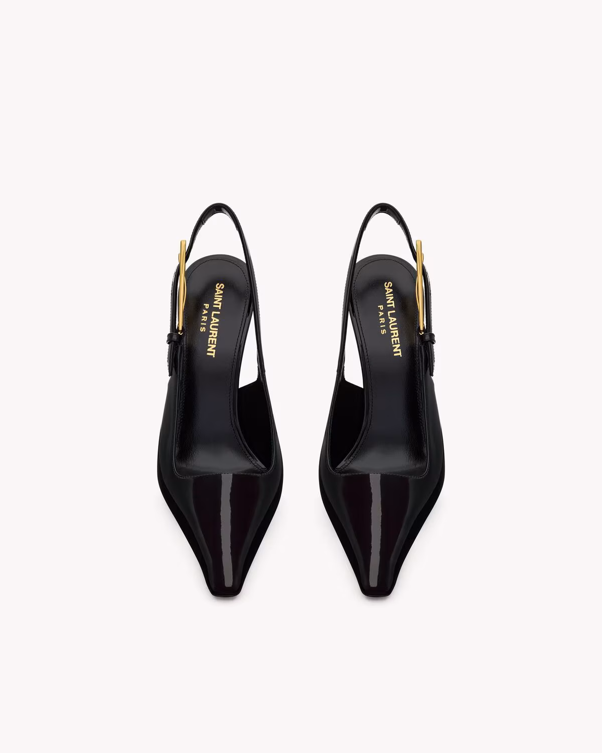 LEE slingback pumps in patent leather Saint Laurent1