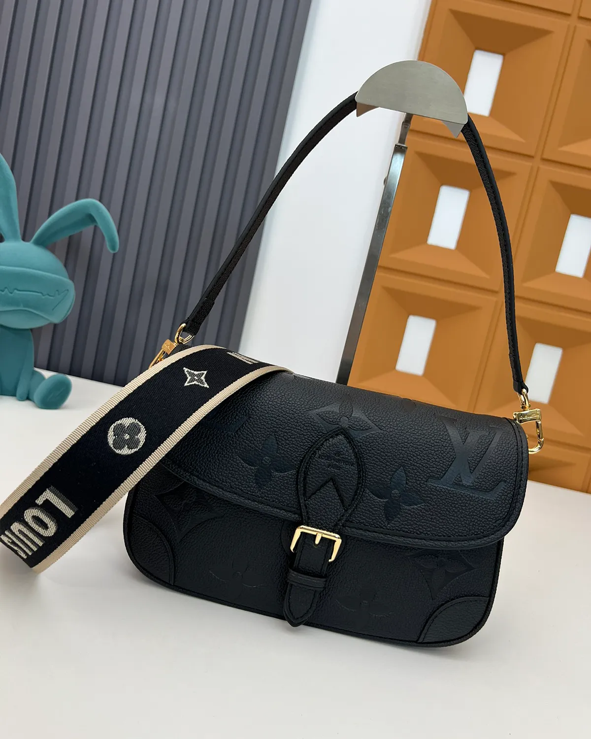 Louis Vuitton Diane Monogram Empreinte Black7