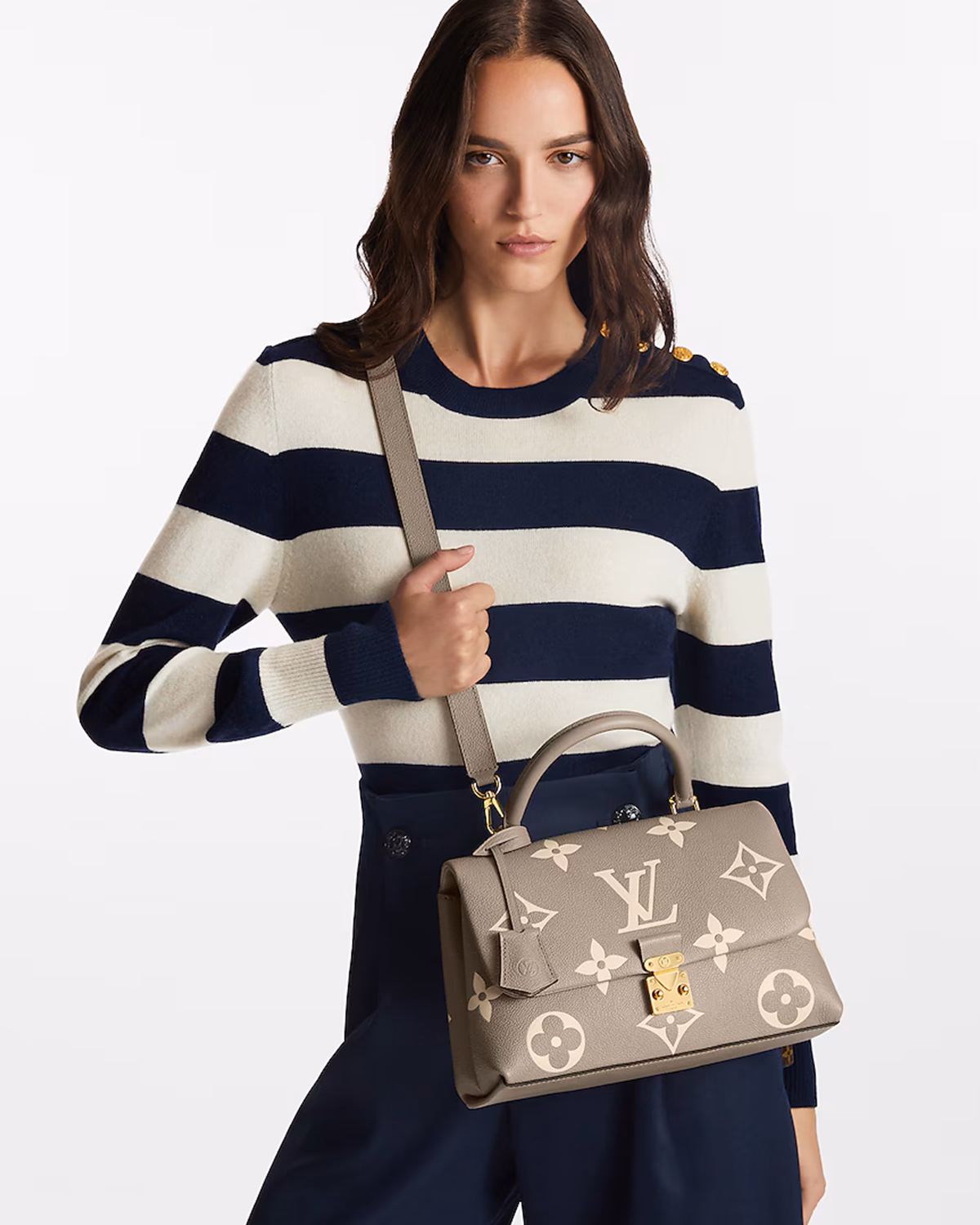 Madeleine MM Bicolor Monogram Empreinte Leather - Louis Vuitton4