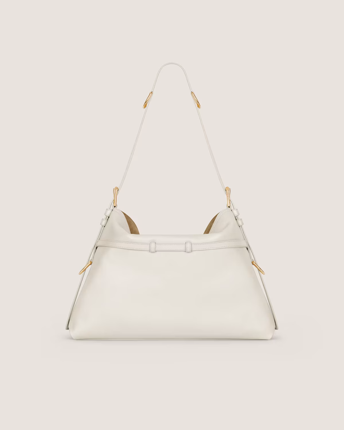Medium Voyou bag in shiny leather in - ivory Givenchy NL3
