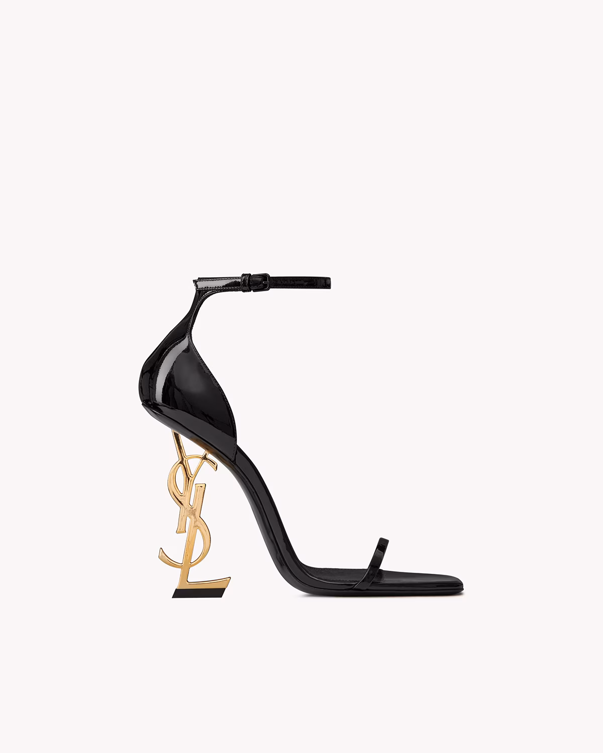 OPYUM Sandals in patent leather Saint Laurent YSL US