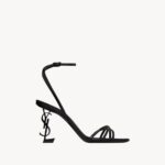 OPYUM sandals in glazed leather Saint Laurent