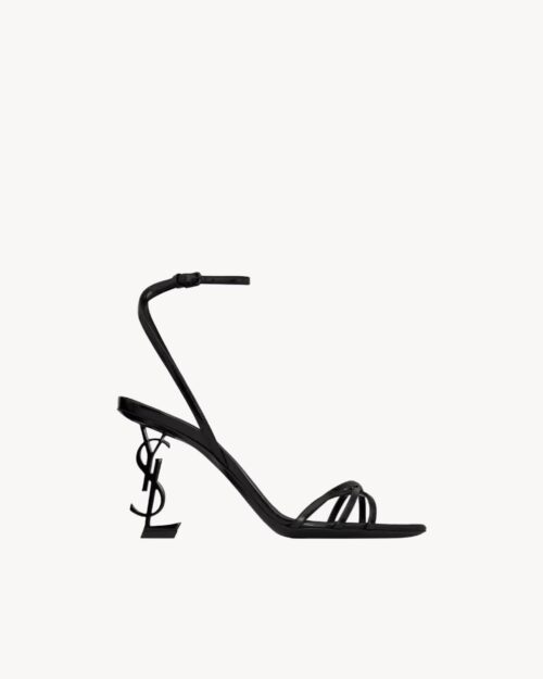 OPYUM sandals in glazed leather Saint Laurent