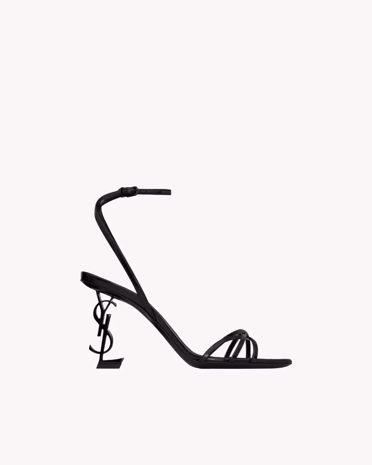 OPYUM sandals in glazed leather Saint Laurent