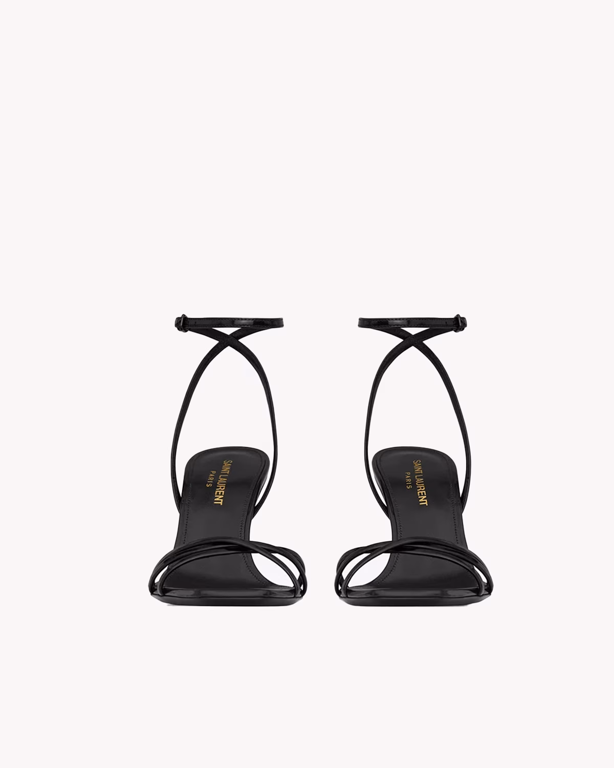 OPYUM sandals in glazed leather Saint Laurent1