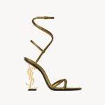 OPYUM sandals in satin crepe Saint Laurent