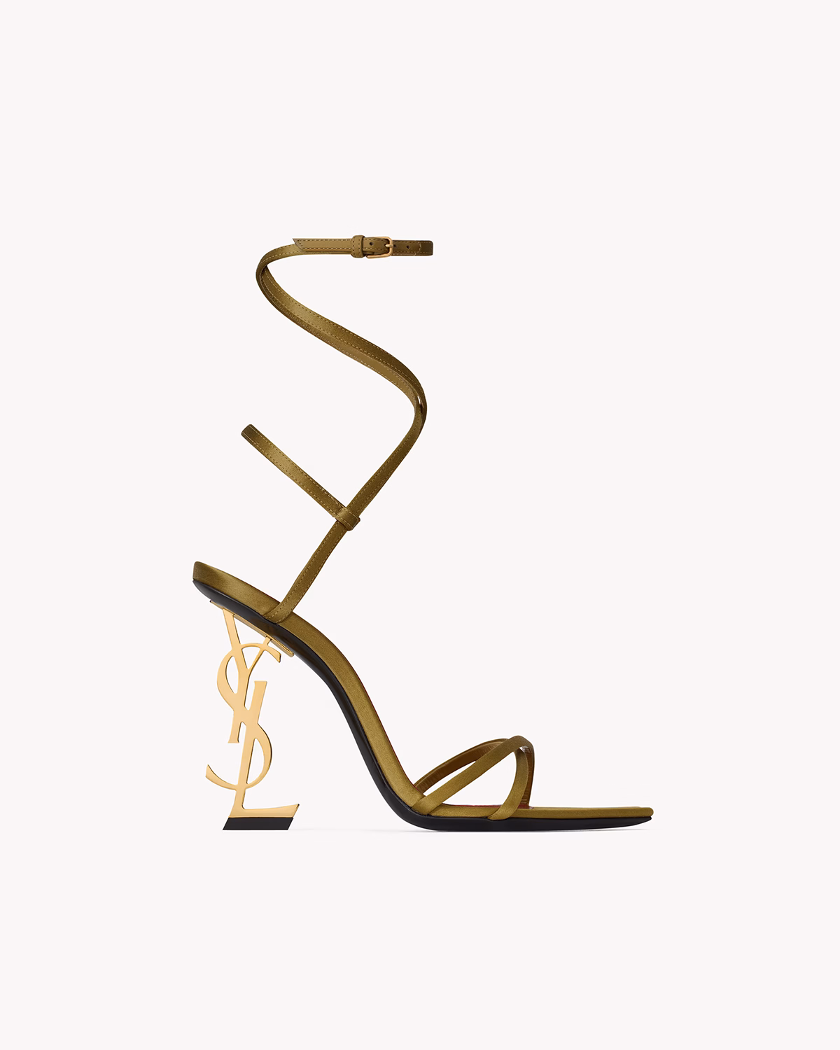 OPYUM sandals in satin crepe Saint Laurent