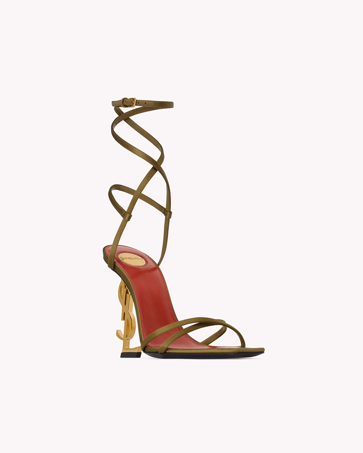 OPYUM sandals in satin crepe Saint Laurent2