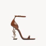 Saint Laurent Brown Opyum 110 Heeled Sandals
