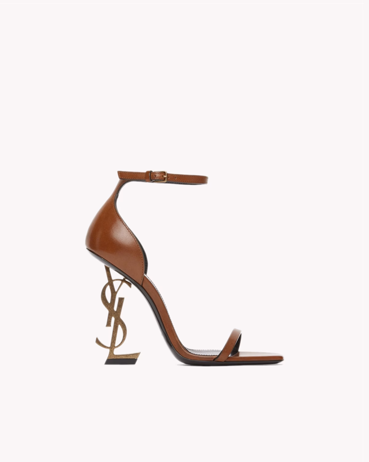 Saint Laurent Brown Opyum 110 Heeled Sandals
