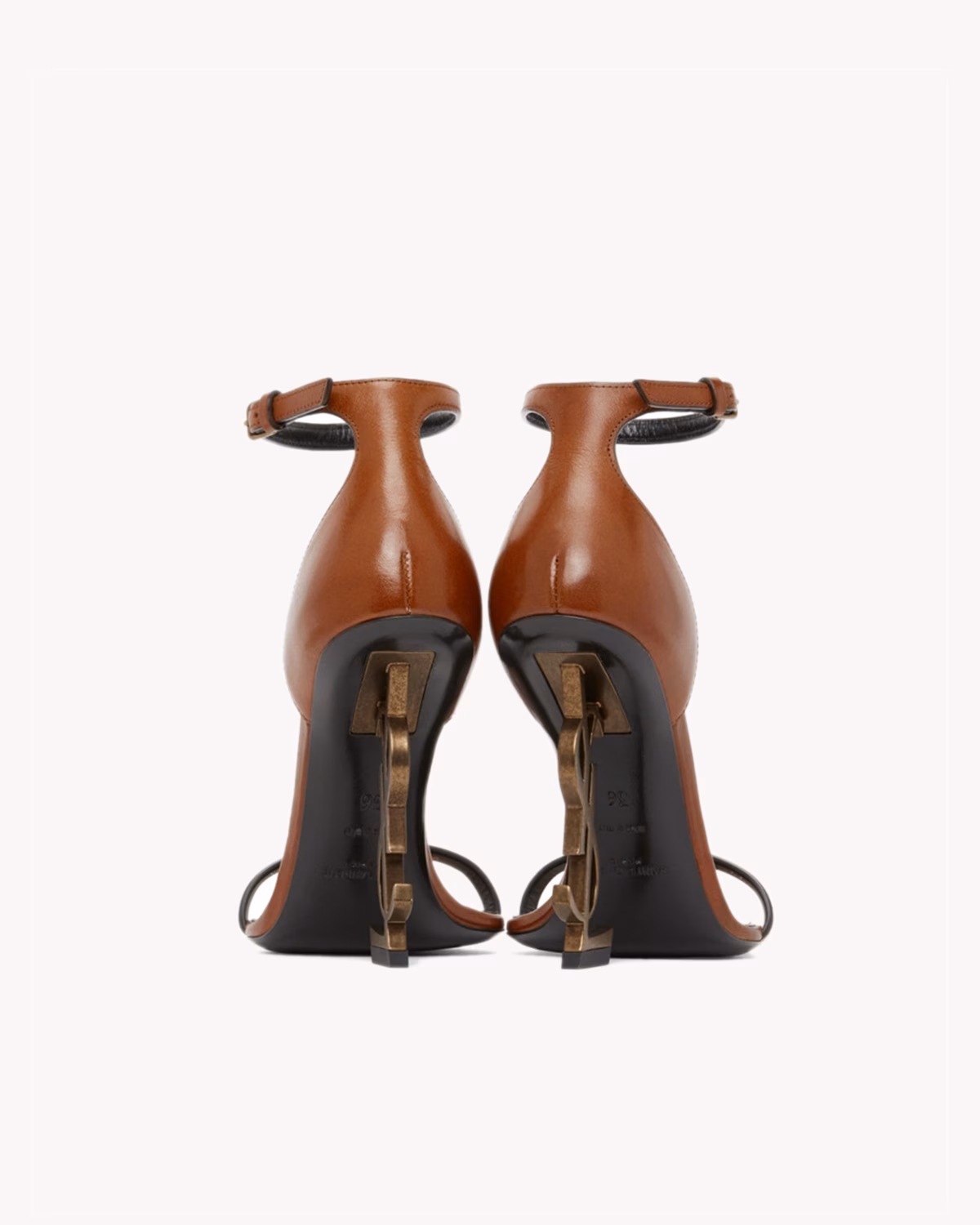 Saint Laurent Brown Opyum 110 Heeled Sandals4