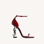 Saint Laurent Red Patent Opyum 110 Sandals