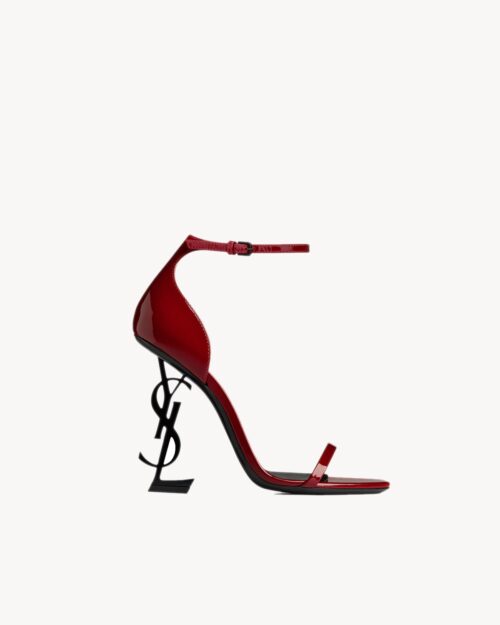 Saint Laurent Red Patent Opyum 110 Sandals