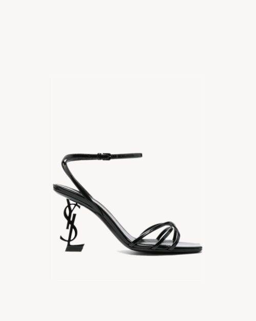 Saint Laurent opyum ankle-strap sandals - black