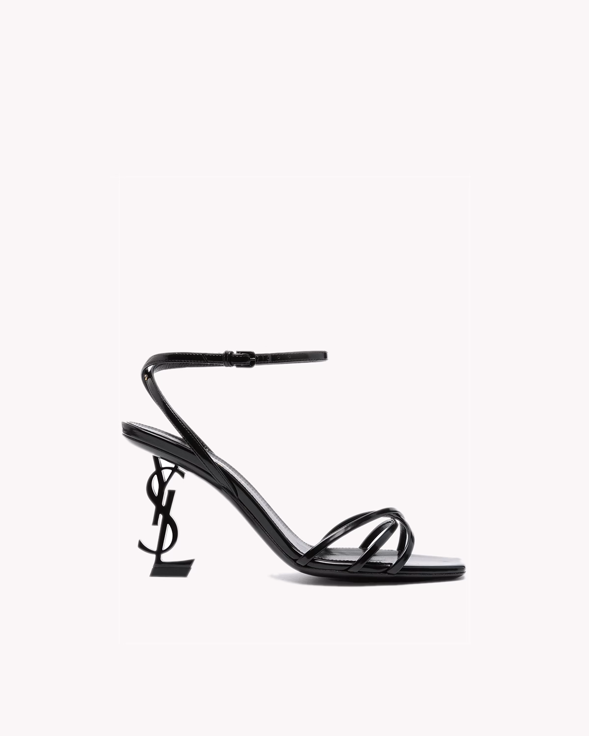 Saint Laurent opyum ankle-strap sandals - black