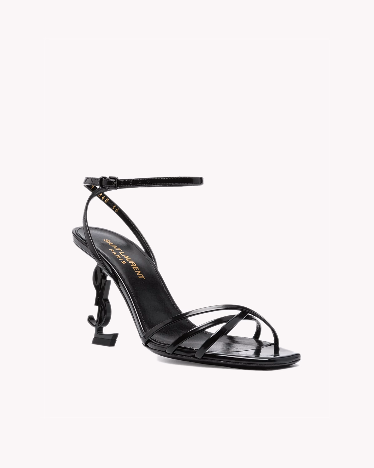 Saint Laurent opyum ankle-strap sandals - black1