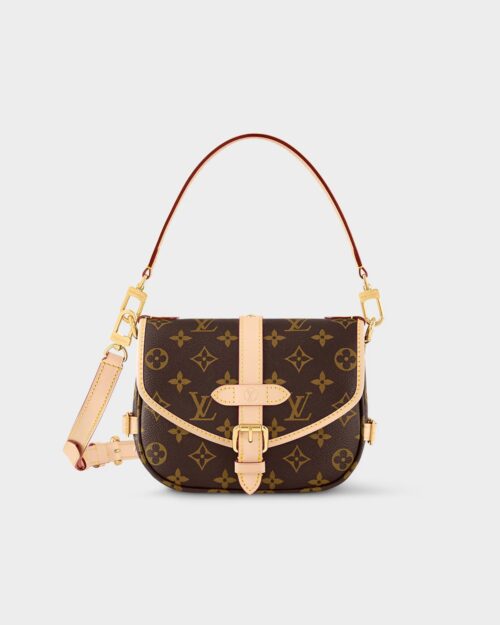 Saumur BB Bag - Luxury Monogram Canvas Brown LOUIS VUITTON