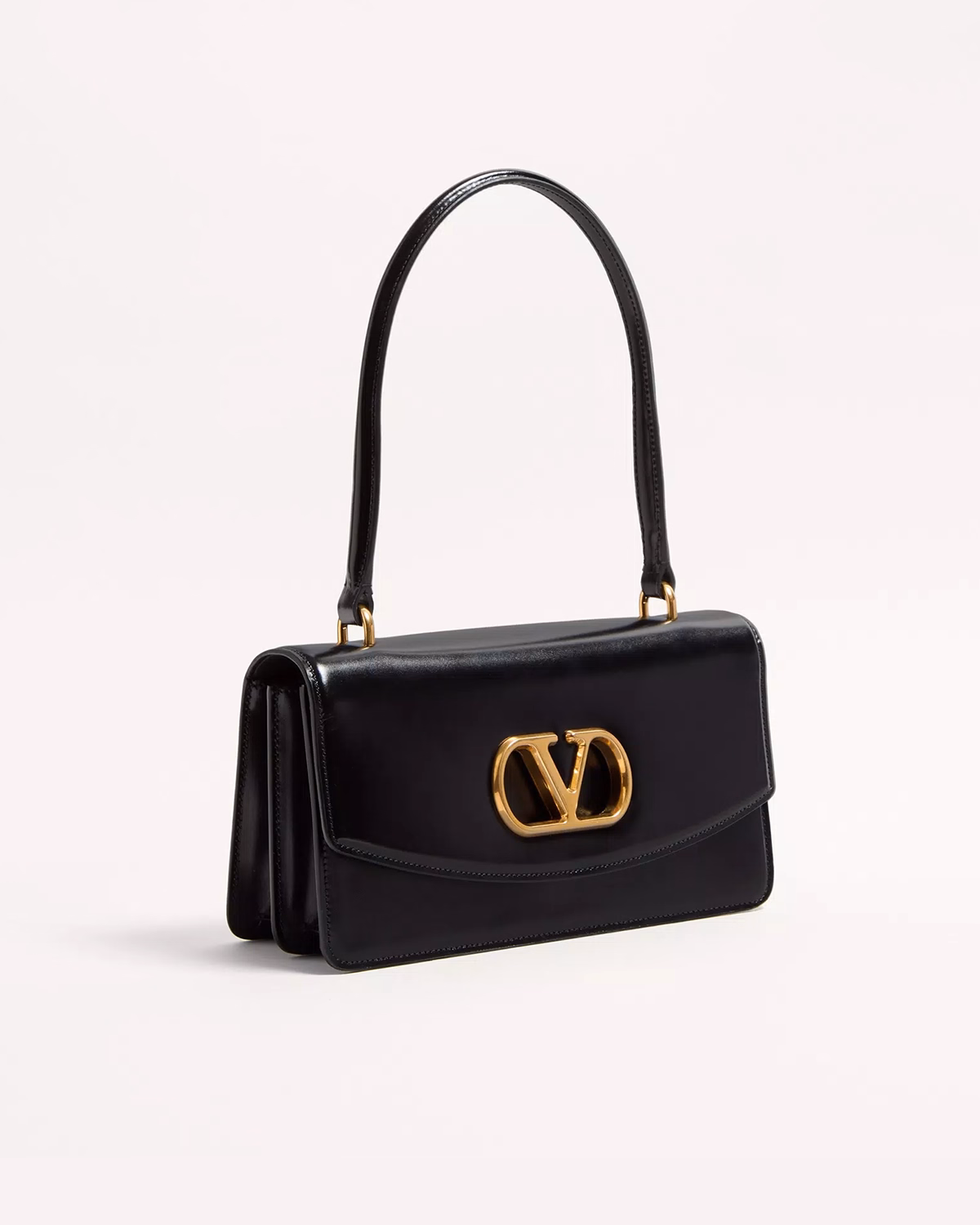 Valentino Garavani Vain Bag With Handle In Shiny Calfskin2