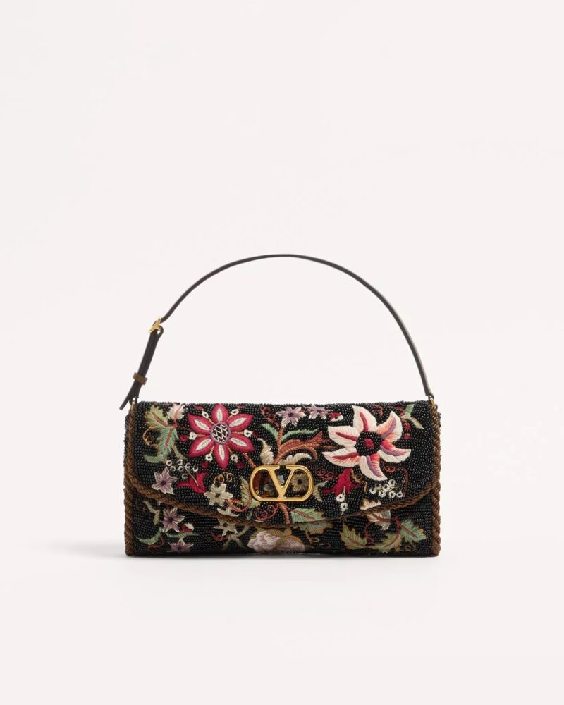 Valentino Garavani Vain Soft Embroidered Small Shoulder Bag11