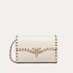 Valentino Small Rockstud Grainy Calfskin Crossbody Bag