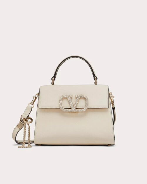 Valentino Small Vsling Handbag With Jewel Embroidery