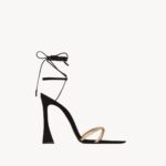 Yves Saint Laurent LIZA sandals in satin crepe