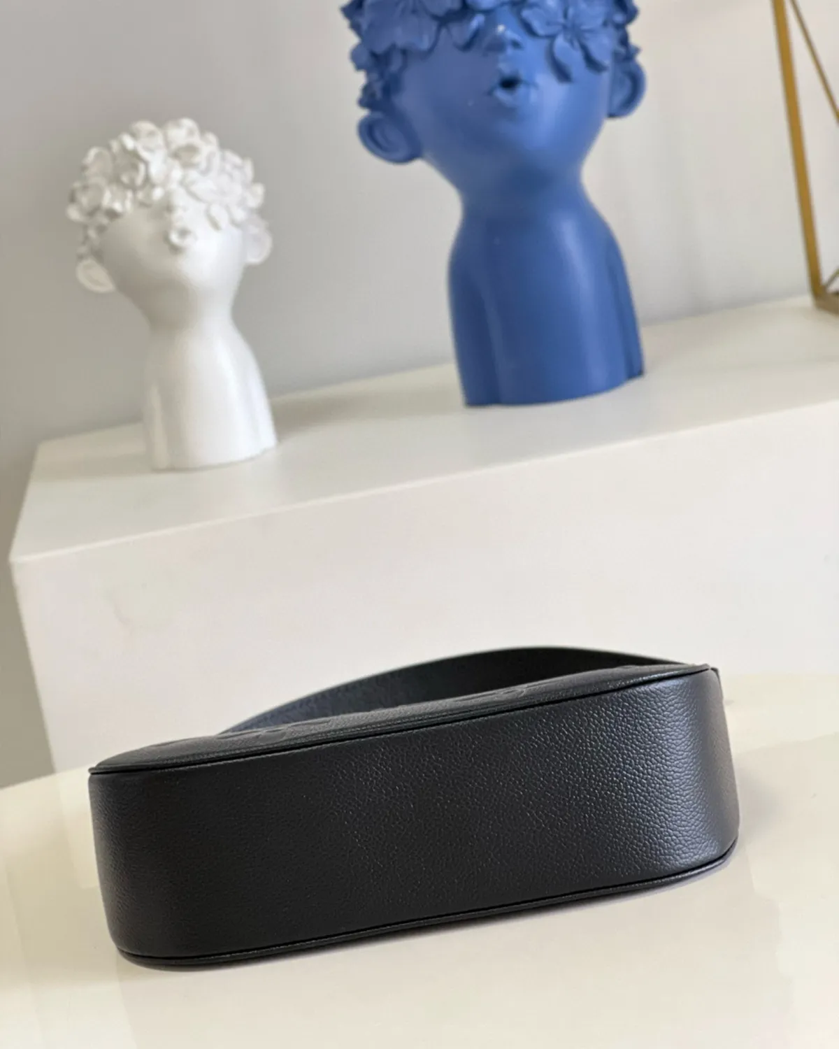 bagladt-mini-moon-crescent-bag-black-embossed-leather-front5