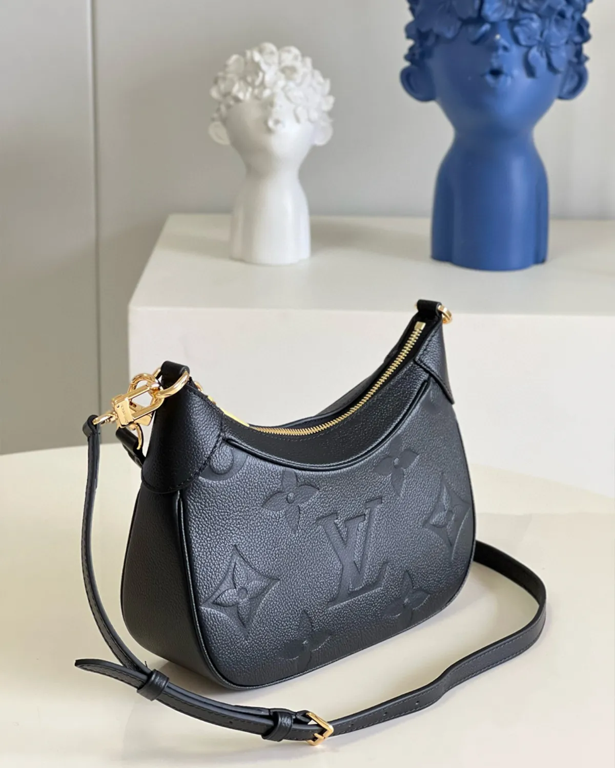 bagladt-mini-moon-crescent-bag-black-embossed-leather-front8
