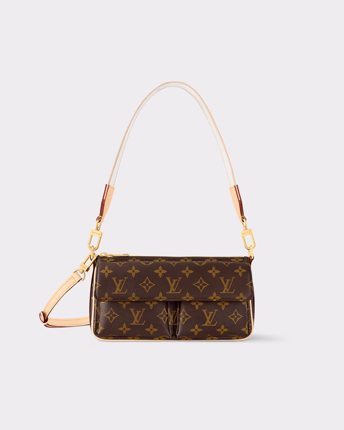 Louis Vuitton Vibe Monogram in Coated Canvas with Gold-tone - GB
