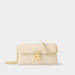 Louis Vuitton Métis Wallet on Chain White Monogram Empreinte Leather