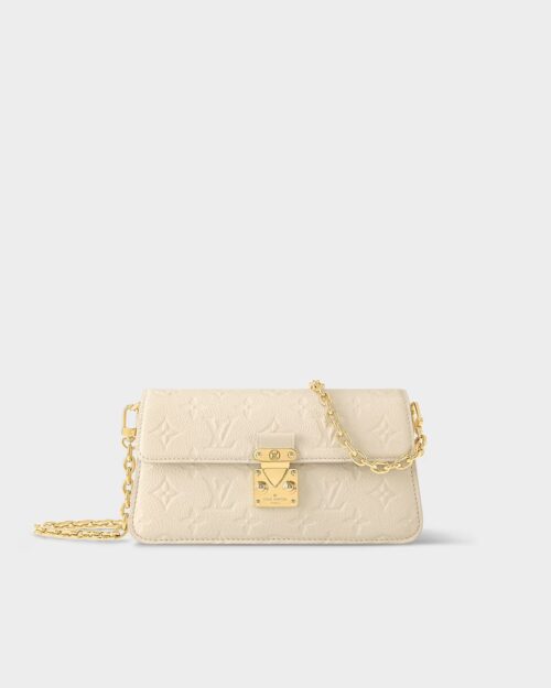 Louis Vuitton Métis Wallet on Chain White Monogram Empreinte Leather