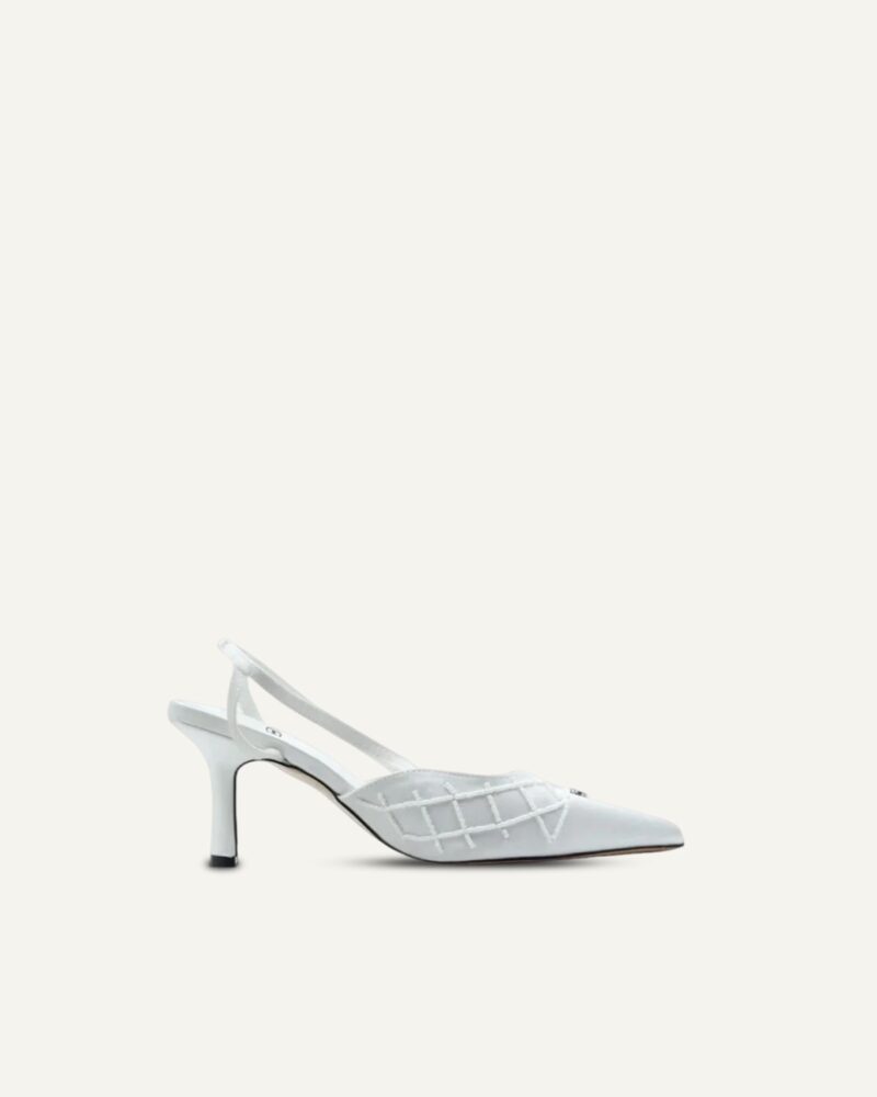 Chanel-French-flared-pearl-silk-stilettos