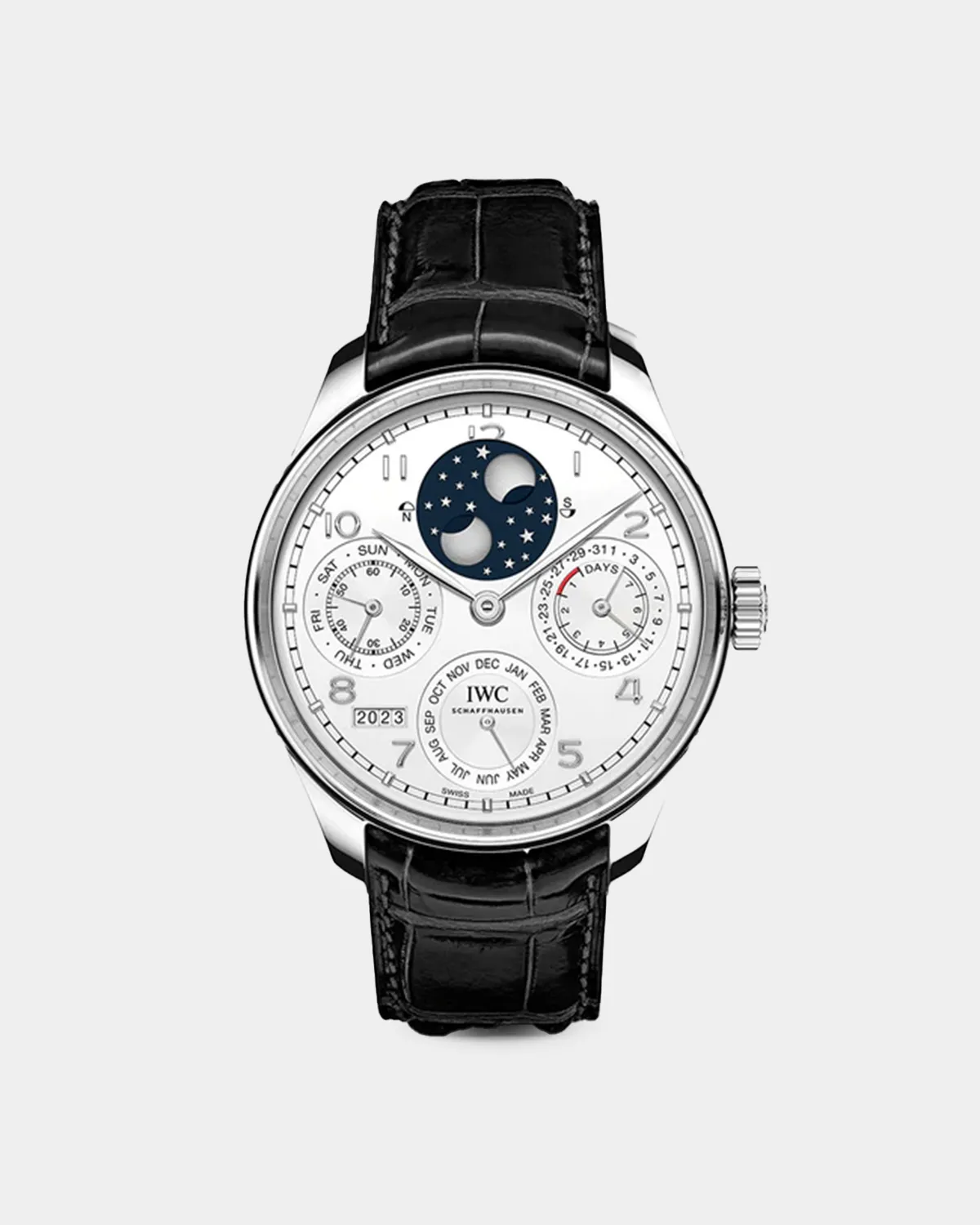 New Portugieser Automatic 42 Horizon Blue dial front view