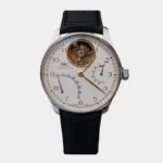 Portugieser Tourbillon Mystere Retrograde platinum case front view