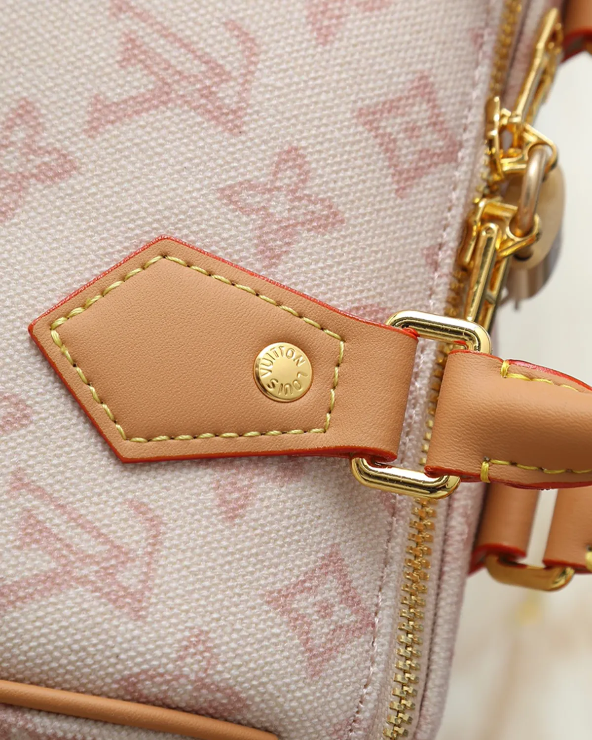 bagladt-signature-boston-bag-20-sand-toned-monogram-wide-strap-front6