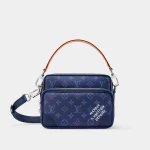 Signature Dual-Compartment Camera Bag in monogram canvas front view