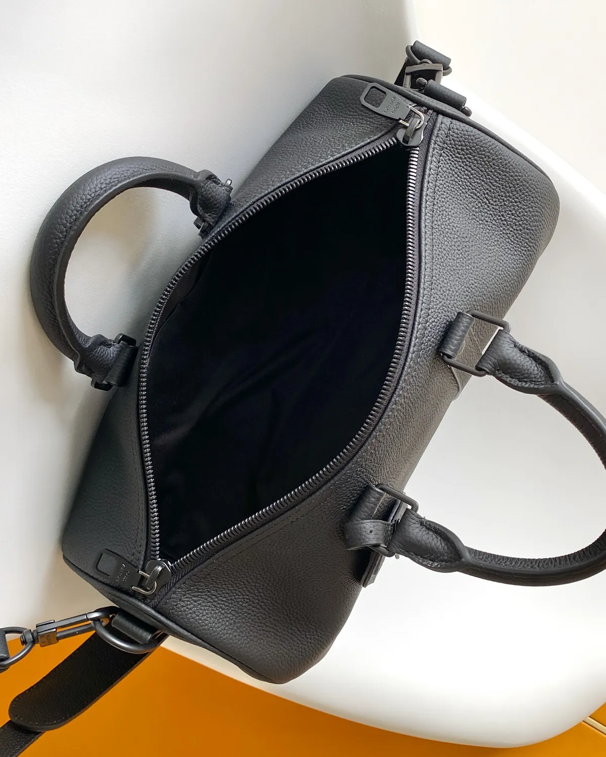 bagladt-signature-mini-boston-bag-sand-toned-monogram-nano-front10