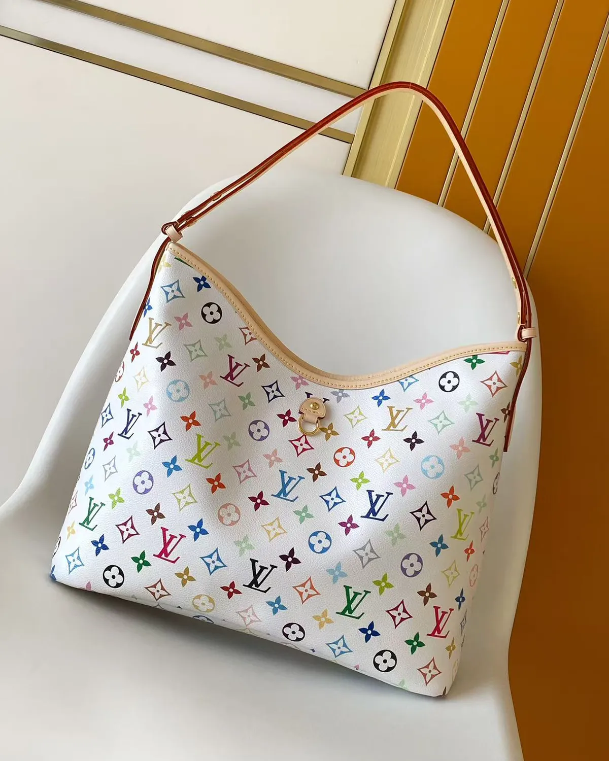 bagladt-signature-pop-art-boston-bag-30-white-multi-color-front4