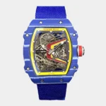 Front view of Blue Quartz TPT ultra-light sport watch