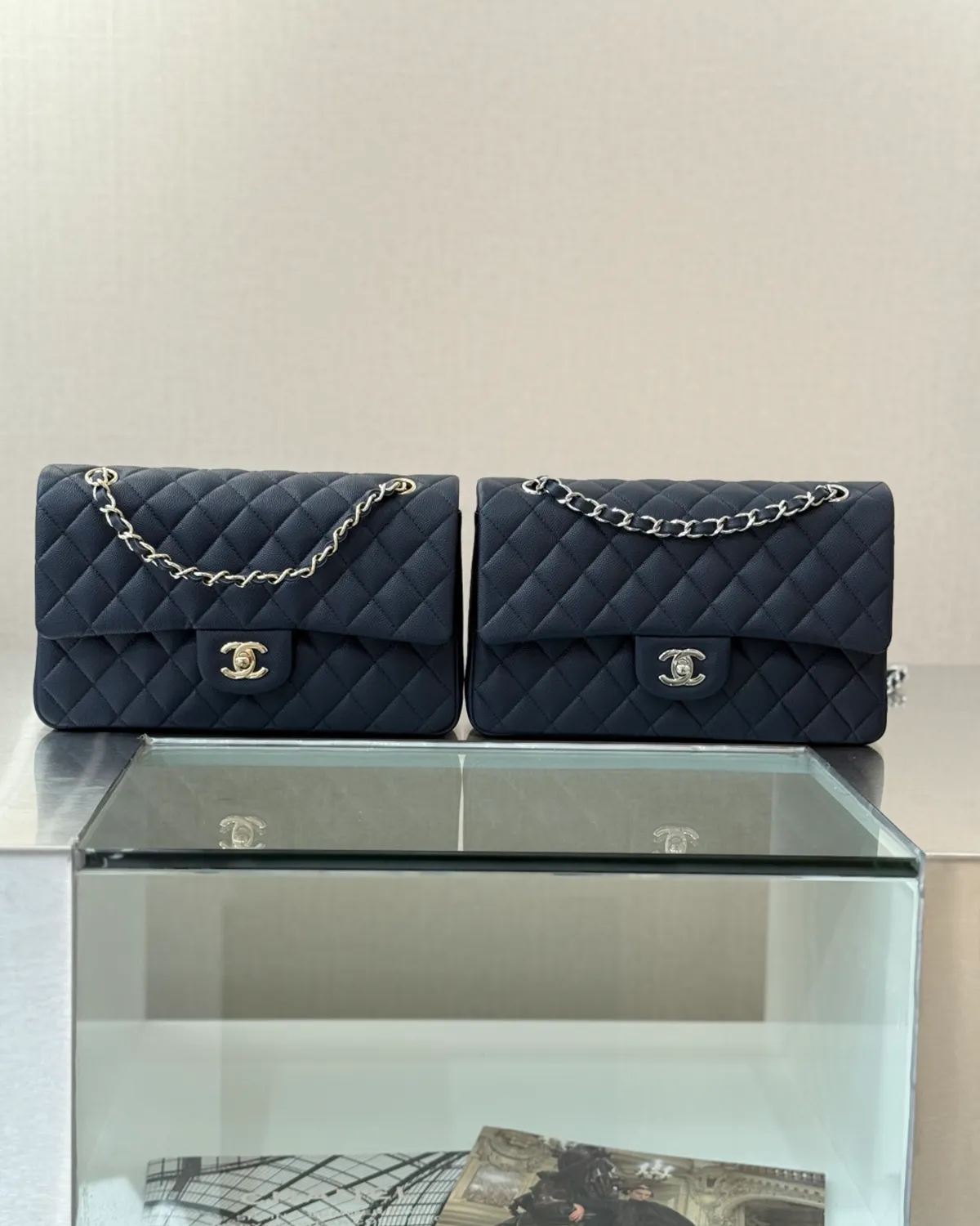bagladt-signature-elongated-flap-bag-spruce-blue-leather-front8
