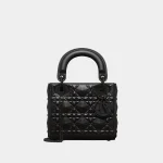 Signature Royal Top Handle Mini bag with diamond quilting front view